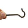 Rubbed Bronze Metal Cup Hooks Round End Screw-in Hanger for Indoor and Outdoor (Bronze 24 Pack)