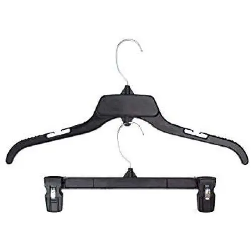 Hangon Combo Set Recycled Plastic Shirt & Pants Hangers, 17 Inch & 12 Inch, Black, 30 Pack Hangon Combo Set Recycled Plastic Shirt & Pants Hangers, 17 Inch & 12 Inch, Black, 30 Pack