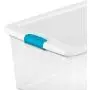 Sterilite 1499 106-Quart Clear Latching Stacking Storage Box, 12 Pack Sterilite 1499 106-Quart Clear Latching Stacking Storage Box, 12 Pack