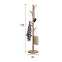 Premium Wooden Coat Rack Free Standing, KCPer Multi-Function Rack Simple Clothes Rack Home for Coats, Hats, Clothes, and Handbags(Shipped by US)