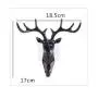 Copter ORGANBOO Creative American hook deer head modeling wall decoration hanger suction cup living room bedroom coat key hooks (Black) Copter ORGANBOO Creative American hook deer head modeling wall decoration hanger suction cup living room bedroom coat key hooks (Black)