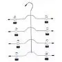 5pcs 4 Layers Stainless Steel Multifunctional Clothes Hangers Pants Storage Hangers Cloth Rack Multilayer Storage Cloth Hanger 5pcs 4 Layers Stainless Steel Multifunctional Clothes Hangers Pants Storage Hangers Cloth Rack Multilayer Storage Cloth Hanger