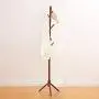 TLTLYMJ Coat Rack, Solid Wood Bedroom Hangers, Home Floor, Simple Office Clothes Rack (Color : Wood Color)
