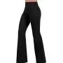 Sunyastor Women Boot Cut Yoga Pants Stretch Bootleg High Waisted Tummy Control Workout Leggings Long Bootleg Flare Pants