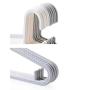 SAASNY Premium Quality Plastic Standard Hangers,The Hanger Store 30 Gray Strong Heavy Duty Plastic Coat Hangers for Suit,Trouser Etc Garment Clothes Hanger for Coat,Jacket,Shirt,Dress,Trousers