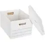 AmazonBasics Heavy Duty Storage Filing Boxes with Lift-Off Lid - Pack of 12, Letter / Legal Size