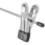 MC 3 Pack Skirt/Pants Clip Hangers 4-Tier for Clothes Trousers Slacks Jeans Shorts