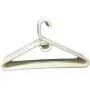 THE UM24 Heavy Duty Tubular Cloth Hangers Jumbo Plastic Adult Cloth Coat Suit Closet Organization Hanger - White (10)