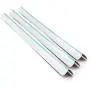 HANGERWORLD 100 Trouser Support Guards 17inch Metal Coat Clothes Garment Hangers Non-Slip Strip Travel Storage HANGERWORLD 100 Trouser Support Guards 17inch Metal Coat Clothes Garment Hangers Non-Slip Strip Travel Storage
