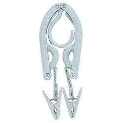 icoXXch Folding Clothing Hanger for Travel Portable Non-Slip Collapsible Wheat-Straw Wheat-Straw Hanger Hook with Clips, Drying Rack, Laundry Accessories Space Saving for Clothes (Bule)