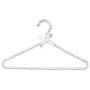 10pcs Random Color Clothes Hanger Organizer Plastic Pearl Home Storage Rack Holder Elegant