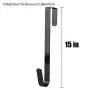 Coxeer Wreath Hanger, 15 Metal Wreath Hanger Lightweight Iron Door Hanger Hook Clothes Hanger Wall Hook (1 PCS) Coxeer Wreath Hanger, 15 Metal Wreath Hanger Lightweight Iron Door Hanger Hook Clothes Hanger Wall Hook (1 PCS)