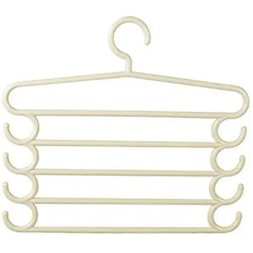 qiao-qiao-store Multi Layer Clothes Hanger Holder Wardrobe Pants Towel Can Hold for Pants, Towel, tie, Scarf etc. Tie Organizer,Apricot,38x34cm qiao-qiao-store Multi Layer Clothes Hanger Holder Wardrobe Pants Towel Can Hold for Pants, Towel, tie, Scarf etc. Tie Organizer,Apricot,38x34cm