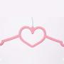 elegantstunning 10Pcs Multifunctional Loving Heart Clothes Hanger for Adults Kids Pink