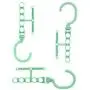 10PC Random Color Laundry Dry Rack Clothes Hanger Wardrobe Organization Windproof Home Storage Household Buckle Anti-Slip Multilayer