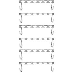 6pcs Magic Clothes Hanger Hanging Chain Metal Cloth Closet Hanger Shirts Tidy Save Space Organizer Hangers for Clothes