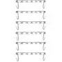6pcs Magic Clothes Hanger Hanging Chain Metal Cloth Closet Hanger Shirts Tidy Save Space Organizer Hangers for Clothes