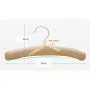 White Khaki Cotton Fabric Padded Clothes Hanger for Kids Children, Cute Pretty Flower Coat Hanger for Girl 10 Pcs Random Color