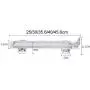 FKhanger Pull Out Clothes Rail,Extendable Hanger with Ball Sliding Rail,Length 25cm,30cm,36.5cm,46.5cm,Closet Organizer Rack (Size : 25cm)