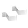 Fashionlook 2PCS Stainless Steel Kitchen Cabinet Draw Hooks Kitchen Cabinet Draw Towel Clothes Pothook Clothes Hanger Holder