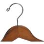Nature Smile High Grade Lotus Wooden Hangers,10 Pack - Solid Wood Shirt Hangers,Dress Coat Jacket Clothes hangers,With Extra Smooth Finish, 360 Degree Swivel Hook(Retro)