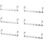 10Pcs Multifunctional Drying Storage Rack Clothes Folding Metal Quick Hanger Organizer Closet Hangers for Clothes Coat Hanger Decoration