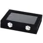 Zerone Jewelry Box, 3 Colors Composite Board Lint Jewelry Rings Storage Boxes Display Case Holder Organizer(Black) Zerone Jewelry Box, 3 Colors Composite Board Lint Jewelry Rings Storage Boxes Display Case Holder Organizer(Black)