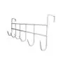 White Over The Door Home Bathroom Coat Towel Hanger Rack 6 Hooks White Over The Door Home Bathroom Coat Towel Hanger Rack 6 Hooks