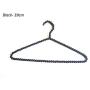 5pcs Random Color Adult Hangers with Pearls Clothes Hangers Pearl Trouser Hanger Clip for Clothing Shop and Home