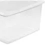 Sterilite 64-Quart Plastic Storage Container Tote (6 Pack) + Medium Clip Storage Boxes (4 Pack)