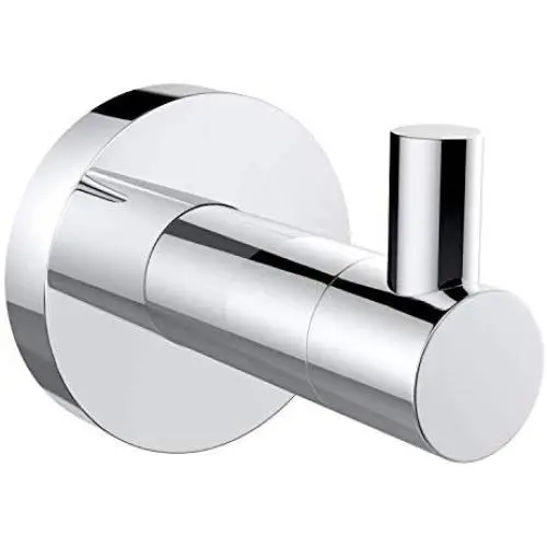 Roylvan Stainless Steel Clothes Hook, Garment Coat Handbag Hat Towel Contemporary Style Heavy Duty Wall Hanger for Bathroom Kitchen Bedroom Living Room - Chrome Roylvan Stainless Steel Clothes Hook, Garment Coat Handbag Hat Towel Contemporary Style Heavy Duty Wall Hanger for Bathroom Kitchen Bedroom Living Room - Chrome