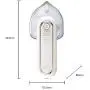 Teerwere Clothes Steamer for Clothes USB Charging Portable Mini Ironing Machine Wireless Hanging Ironing Machine Home Travel Small Electric Iron (Color : White, Size : 16.3x7.6x8.6CM)