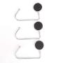 LIOOBO 6pcs Portable Handbag Hanger Table Bar Purse Instant Swivel Top Hooks Christmas Stocking Hooks for Table Desk