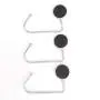 LIOOBO 6pcs Portable Handbag Hanger Table Bar Purse Instant Swivel Top Hooks Christmas Stocking Hooks for Table Desk