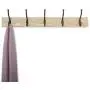 AmazonBasics Wall Mounted Standard Coat Rack, 5 Hooks, Set of 2, Natural AmazonBasics Wall Mounted Standard Coat Rack, 5 Hooks, Set of 2, Natural
