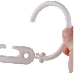 10Pcs New 3D Space Saving Hanger Magic Clothes Hanger with Hook Closet Organizer Home Tools