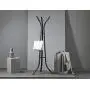 Type A Black Metal Coat Rack | Clothing Hanger with 9 Hooks, Easy Assembly | Perfect for Your Hallway, Entryway or Foyer to Hang Your Clothes & Accessories | Black, 9-Hooks