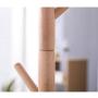FUTER Floor Standing Coat Rack Hat Stand Hanger Structure 8 Hooks Clothes Rail