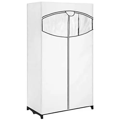 Whitmor, Clothes Fabric, 36", Closet with White Cover Whitmor, Clothes Fabric, 36", Closet with White Cover