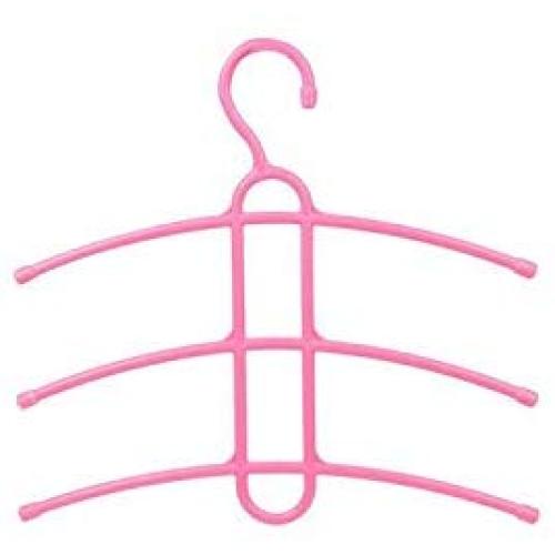 Multi Layers Clothes Hanger Fishbone Type Clothing Towel Storage Rack Closet Wardrobe Space Saver Hanging Rack,Pink,38.5 x 36 cm