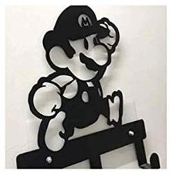 Ashland | Clothes Hanger Kids Creative Room Decoration Clothes Coat Rack 3 Hook (Super Mario)