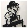 Ashland | Clothes Hanger Kids Creative Room Decoration Clothes Coat Rack 3 Hook (Super Mario)