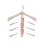 HJYPYJ Magic Hanger,Multi-Layer Storage Folding Hanger,Broad Shoulders No Trace PP Space-Saving Organizer Hanger Non-Slip/Pink / 1 pcs HJYPYJ Magic Hanger,Multi-Layer Storage Folding Hanger,Broad Shoulders No Trace PP Space-Saving Organizer Hanger Non-Slip/Pink / 1 pcs