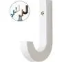WINGOFFLY Decorative Wooden Hanging Coat Hat Hooks Modern Clothes Wall-Mounted Hanger Rack for Room Decor, White WINGOFFLY Decorative Wooden Hanging Coat Hat Hooks Modern Clothes Wall-Mounted Hanger Rack for Room Decor, White
