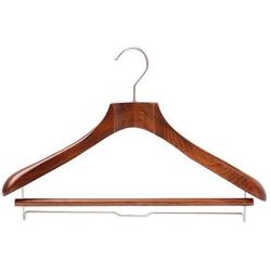 Iddefee Clothes Hanger A Pack of 8 Heavy Wooden Suit Hanger Dress Jacket Pants Jacket Hanger with Super Wide Shoulder Wardrobe Multi-Purpose Hanger Pants Hangers (Color : Retro, Size : 43.529cm)