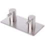 Flosky Adhesive Coat Hat Hooks Heavy Duty Stainless Steel Clothes Hanger Rustproof