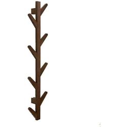 NN Hook-Coat Hook, Bamboo Wall Coat Rack, Heavy Duty Hanger, Decorative Creative Branch Clothes, hat, Bag, Towel, Key, Hook, Bathroom, Kitchen, Living Room Hook (3 Colors Available) Furniture Decora