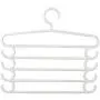 5pcs Multi Layer Clothes Hanger Holder Wardrobe Pants Towel Tie Organizer Can Hold for Pants, Towel, tie, Scarf etc.