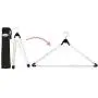 Boottique Travel Hanger, Car Hanger, Clothes Hanger- Foldable Hanger, Folding Hanger, Collapsible Hanger, Portable Hanger (Matte Silver & Black) (3)