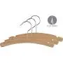 The Great American Hanger Company Rounded Wooden Kids Hanger, Boxes of 50 12 Inch Wood Top Hangers w/Natural Finish & Chrome Swivel Hook for Childrens Clothes The Great American Hanger Company Rounded Wooden Kids Hanger, Boxes of 50 12 Inch Wood Top Hangers w/Natural Finish & Chrome Swivel Hook for Childrens Clothes